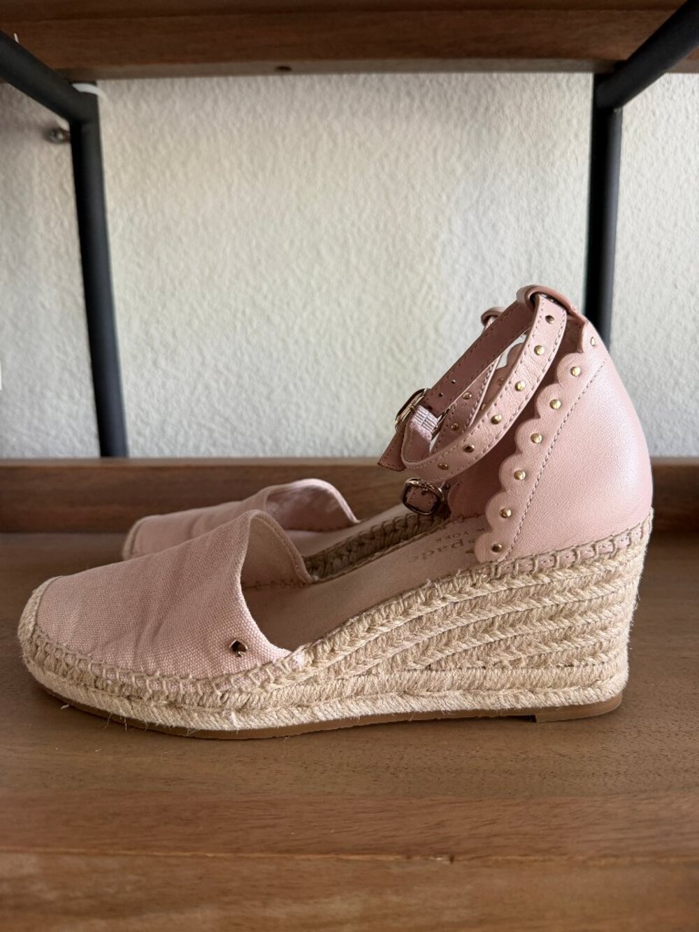 Kate Spade Polly Espadrille Wedge Sandal Sz.6 - Picture 6 of 8